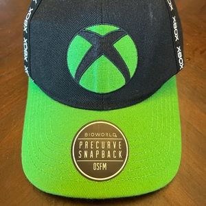 OFFICIAL XBOX SERIES X Logo Flex Fit Hat - Black - OSFA - EXCLUSIVE PROMO - RARE